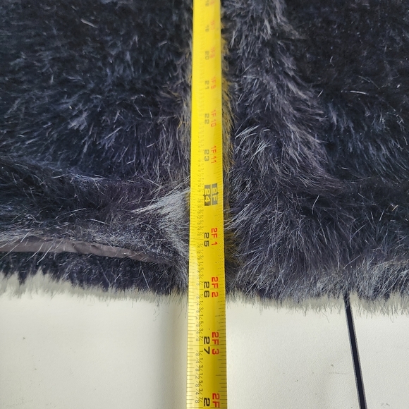 Cupshe Womens Faux Fur Black Open Front Vest Soft Cozy  Sz S - Picture 13 of 14